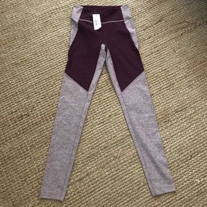 NWT Outdoor Voices Two-Tone 7/8 Legging